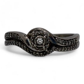 Silver Ring With Stones