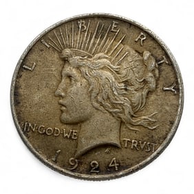 1924 Peace Silver Dollar