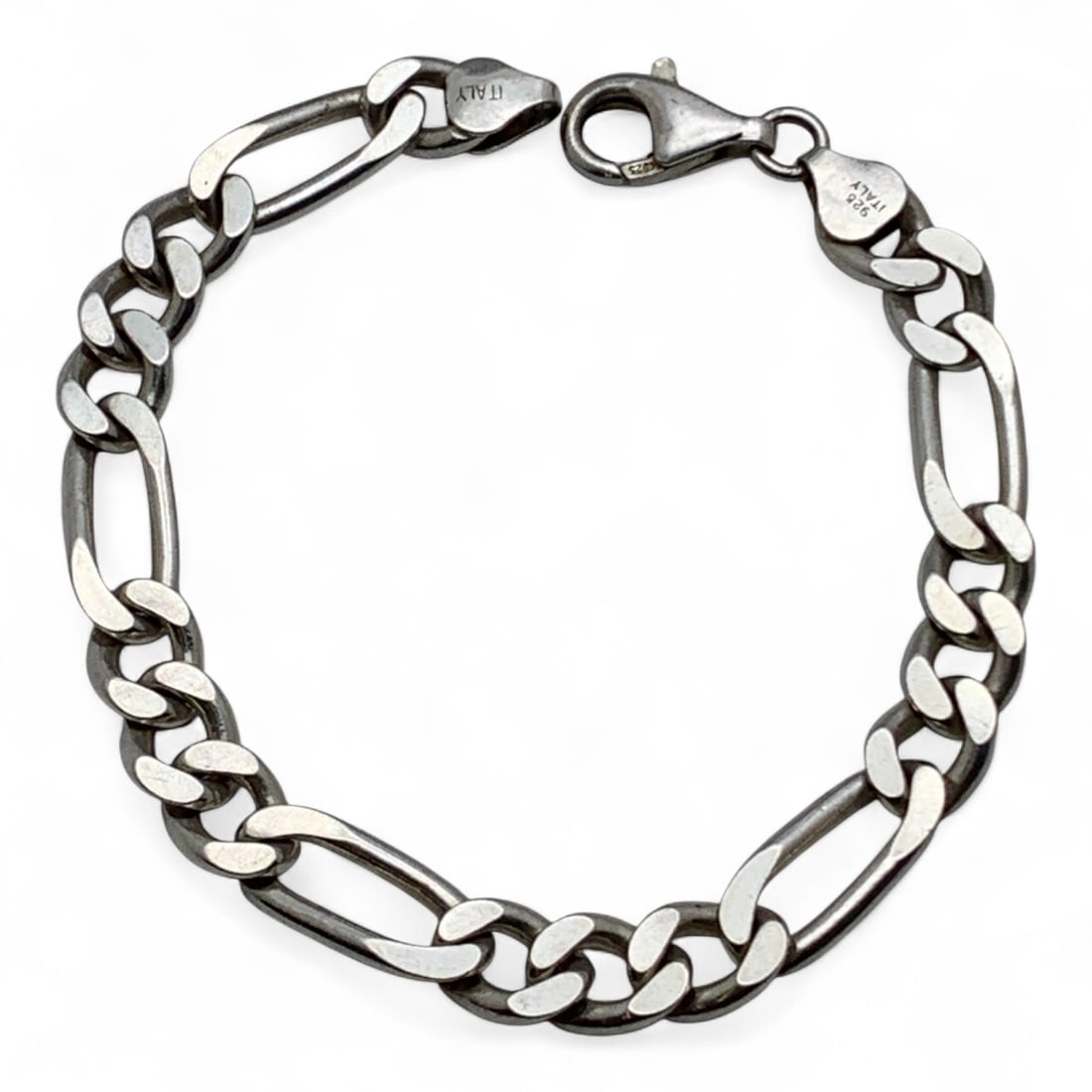 Sterling Silver Bracelet: Marked 925 - 8" Long - 21.4 Grams