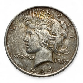 1924 Peace Silver Dollar