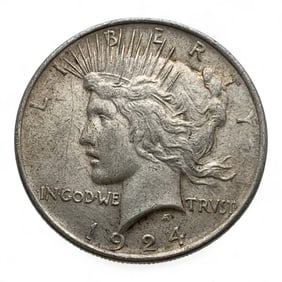 1924 Peace Silver Dollar