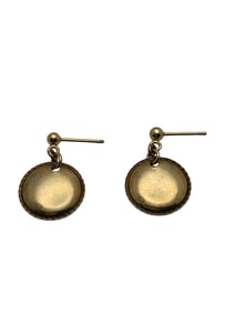 Sterling Silver Gold Tone Earrings