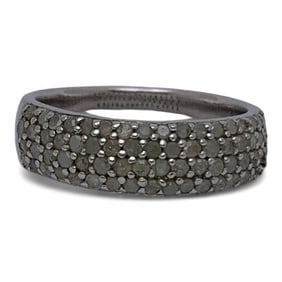 Sterling Silver & Diamond Ring