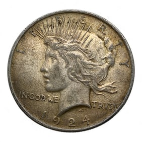 1924 Peace Silver Dollar