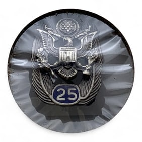 Silver 25 Years Army Pin