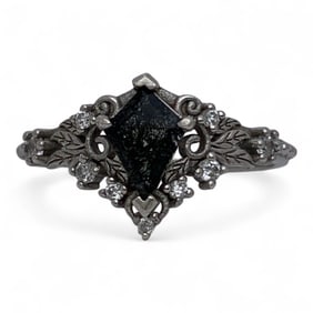 Sterling Silver Ring With Stones