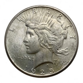 1925 Peace Silver Dollar