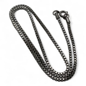 Sterling Silver Box Chain Necklace