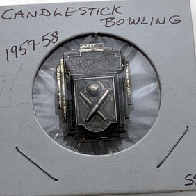 1957-58 Sterling Candlestick Bowling Pin