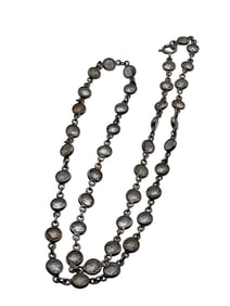 Sterling Silver & Clear Stone Necklace