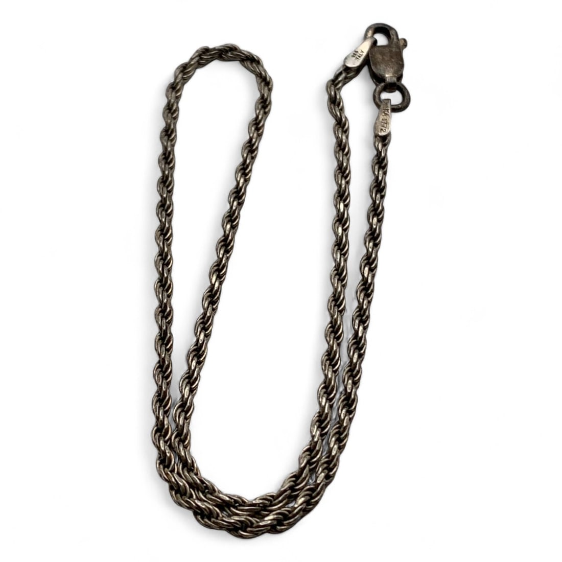 Sterling Silver Anklet: Marked 925 - 10 1/2" Long - 3.2 Grams