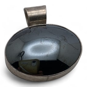 Sterling Silver & Hematite Pendant
