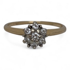 14k Gold And Diamond Ring