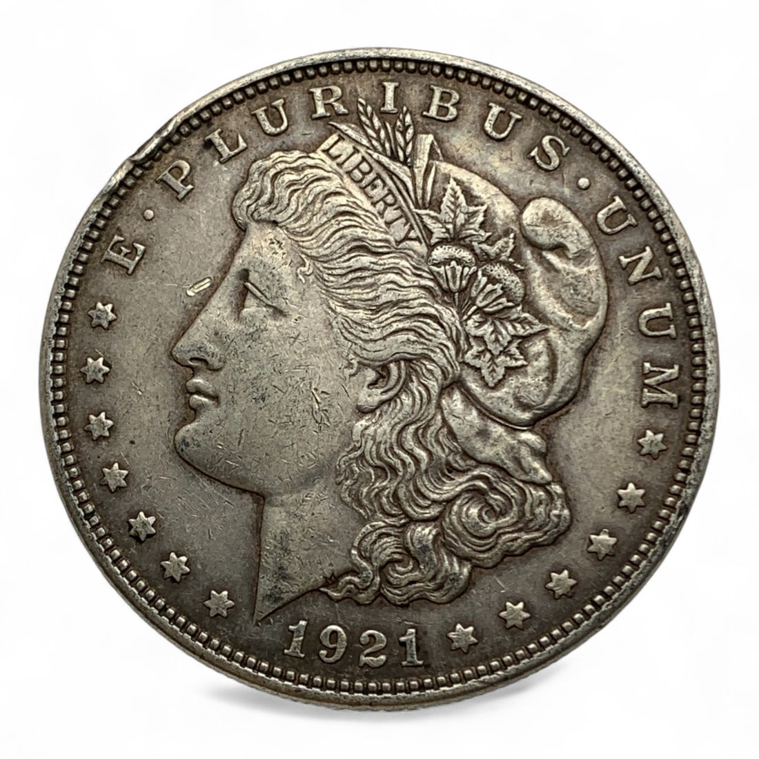 1921 Morgan Silver Dollar: 90% Silver Content