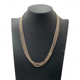 Sterling Silver Multi Strand Necklace