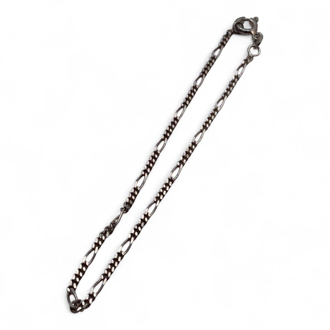 Sterling Silver Bracelet: Marked 925 - 7" Long - 1.3 Grams