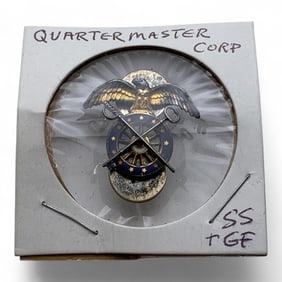 Sterling Silver Quarter Master Corp Pin