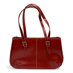 Kenneth Cole Reaction Red Leather Bag
