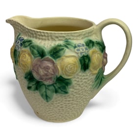 Roseville Pottery Rozane Floral Pitcher