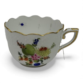 Herend Hungary Handpainted Porcelain Cup