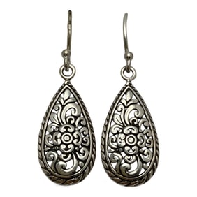 Pair Of Sterling Silver Earrings