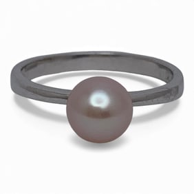 Sterling Silver & Pearl Ring