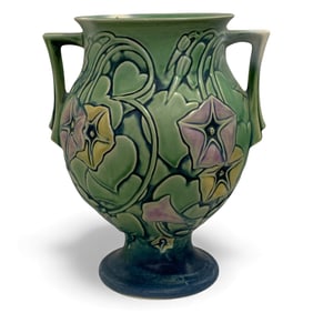 Roseville Art Pottery Morning Glory Vase