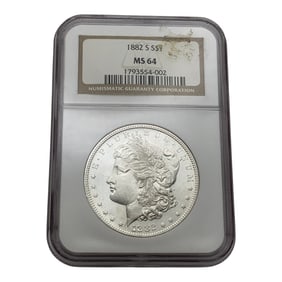 Ngc 1882 S Morgan Silver Dollar