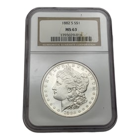 Ngc 1882 S Morgan Silver Dollar