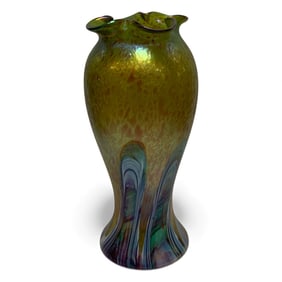 Manner Of Loetz Art Glass Vase