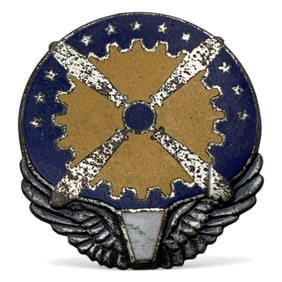 Sterling Silver Enameled Pin