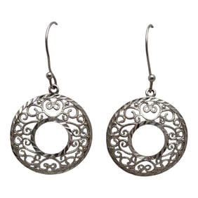 Pair Of Sterling Silver Earrings