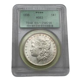 Pcgs 1896 Morgan Silver Dollar