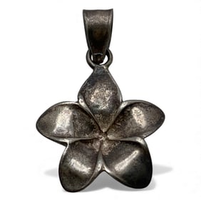 Sterling Silver Flower Pendant