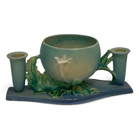 Roseville Art Pottery Thorn Apple Centerpiece