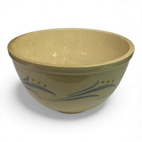 Roseville Pottery Mixing Bowl, Lily Of The Valley