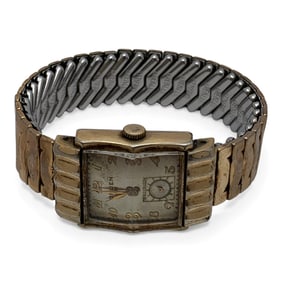 Gruen 21 10k Gold Filled Stretch Band Watch