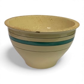 Roseville Pottery Striped Mixing Bowl