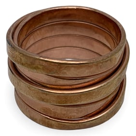 Sterling Silver Bronze Tone Ring