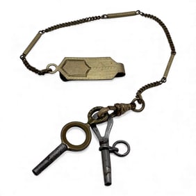 Gold Tone Watch Fob