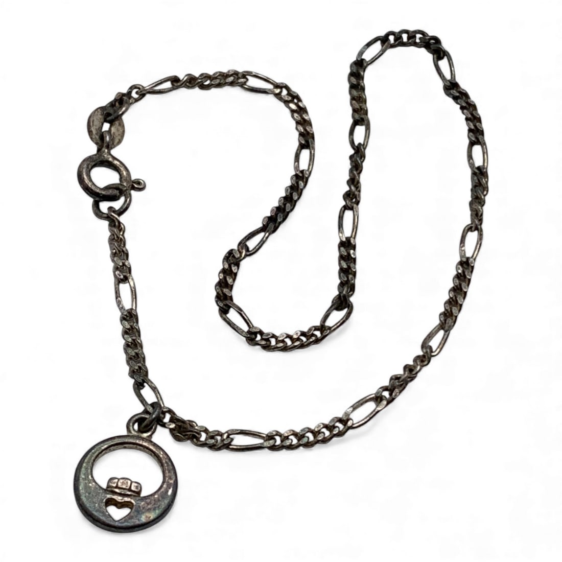 Sterling Silver & Charm Bracelet: Marked 925 - 9 1/4" Long - 3.5 Grams