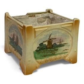 Windmill Scene Planter