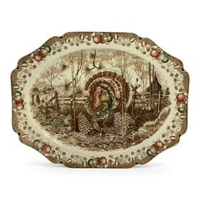 Johnson Bros Transferware Turkey Platter