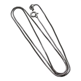 Sterling Silver Box Chain Necklace