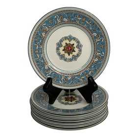 8 Wedgwood Florentine Porcelain Cake Plates