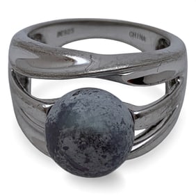 Sterling Silver & Pearl Ring