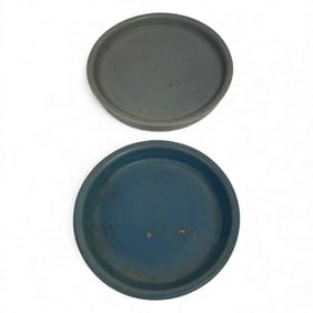 2 Roseville Pottery Under Trays