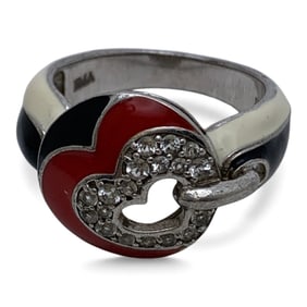 Sterling Silver Enameled Ring