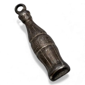 Silver Coca Cola Charm