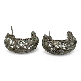 Pair Of Sterling Silver Earrings